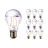 Mehrfachpackung 10x LED E27 Birne Fadenlampe Klar 7W 680lm - 827 | Ersatz für 60W