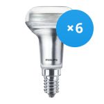 Lot 6x Philips Corepro LED Spot E14 R50 1.4W 105lm 36D - 827 Blanc Très Chaud | Équivalent 25W