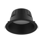 Spot Encastrable LED Profond Encastré Noir 9W 900lm 80D - 827-830-840 CCT | 146mm - Diamètre 120mm