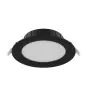 Spot Encastrable LED Plat Encastré Noir 15W 1500lm 80D - 827-830-840 CCT | 166mm - Diamètre 144mm