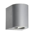 Nordlux Canto 2 Applique Murale Aluminium Gris Up & Down - 10.6W 500lm - 830  | IP44