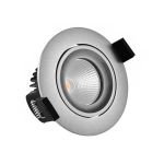 Spot LED Hydro inclinable ignifugé Aluminium 6W 400lm 36D - 927 Blanc Très Chaud | Diamètre 83mm - IP65 - Meilleur rendu des couleurs - Dimmable